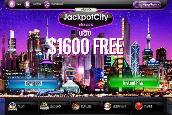 Jackpot City $1600 free